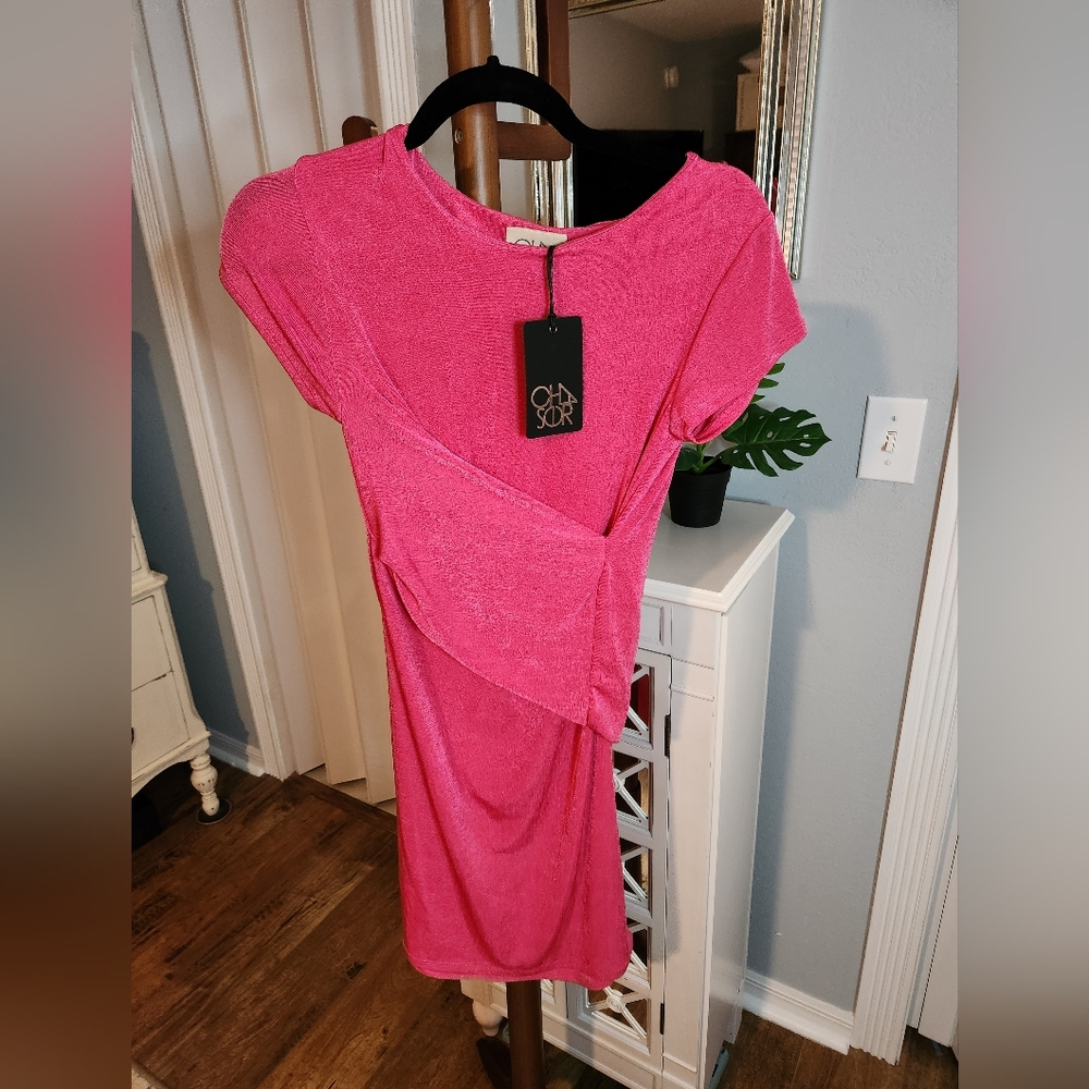 NWT Chaser Hot Pink Dress